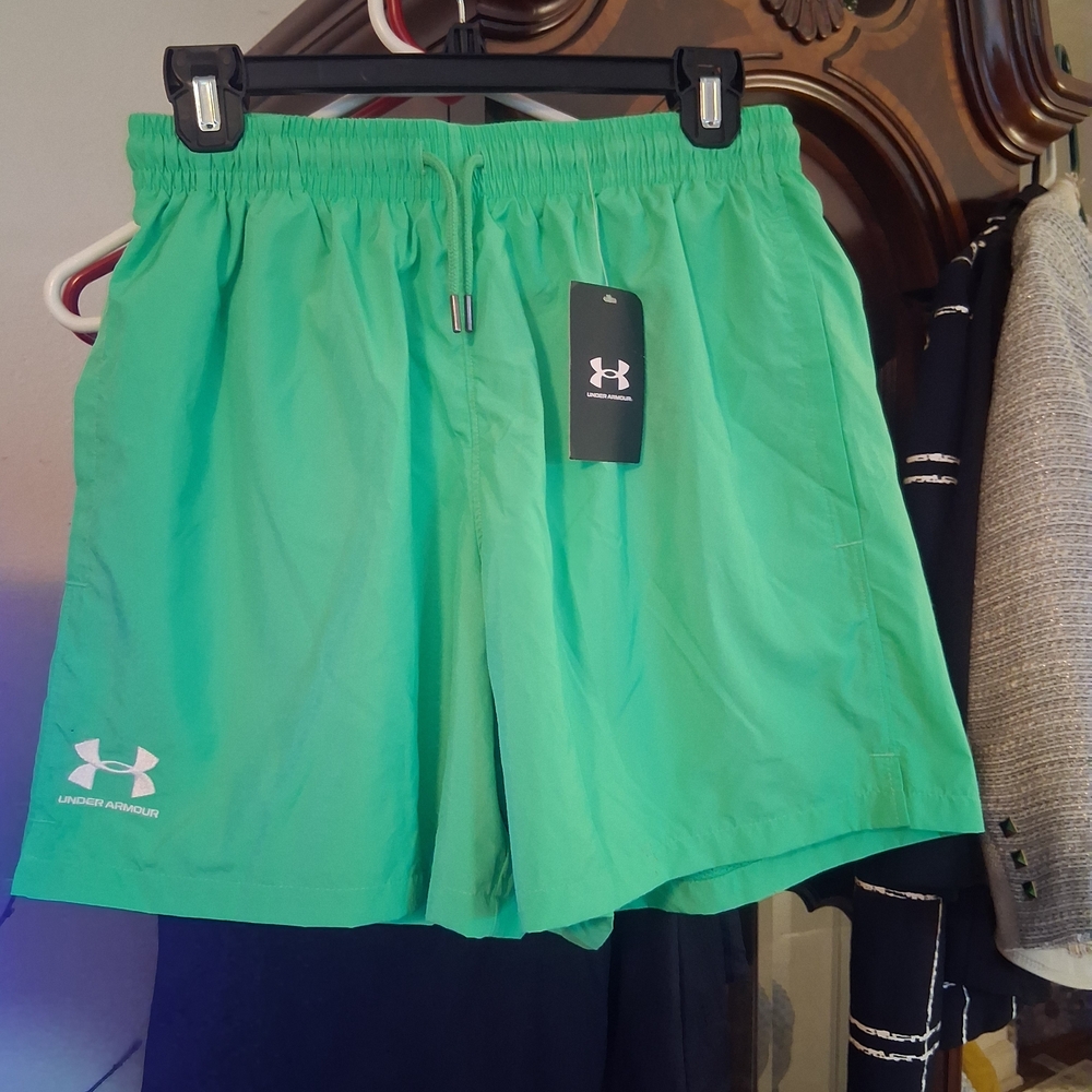 Under Armour Bright Green Athletic Shorts